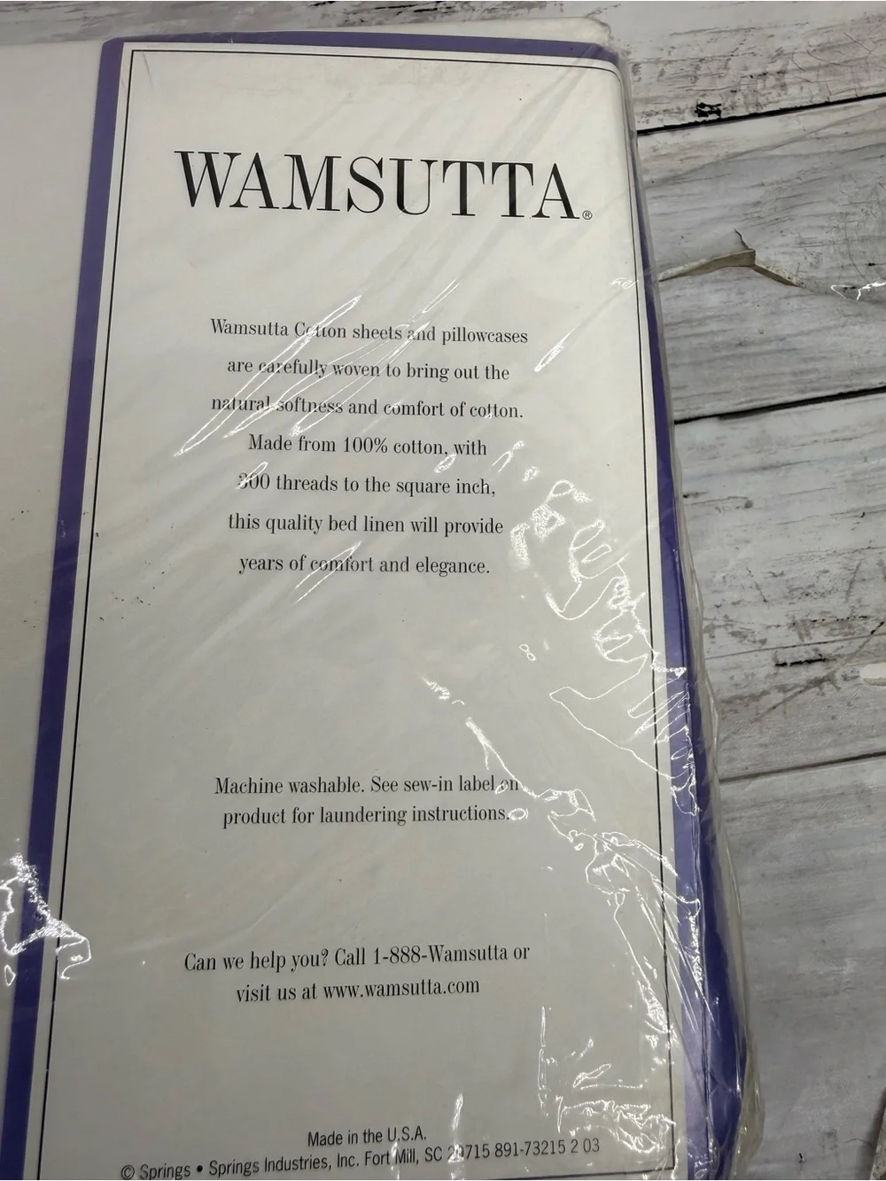Wamsutta soft white
